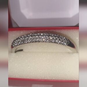 Elegant Silver Crystal Women's Bracelet